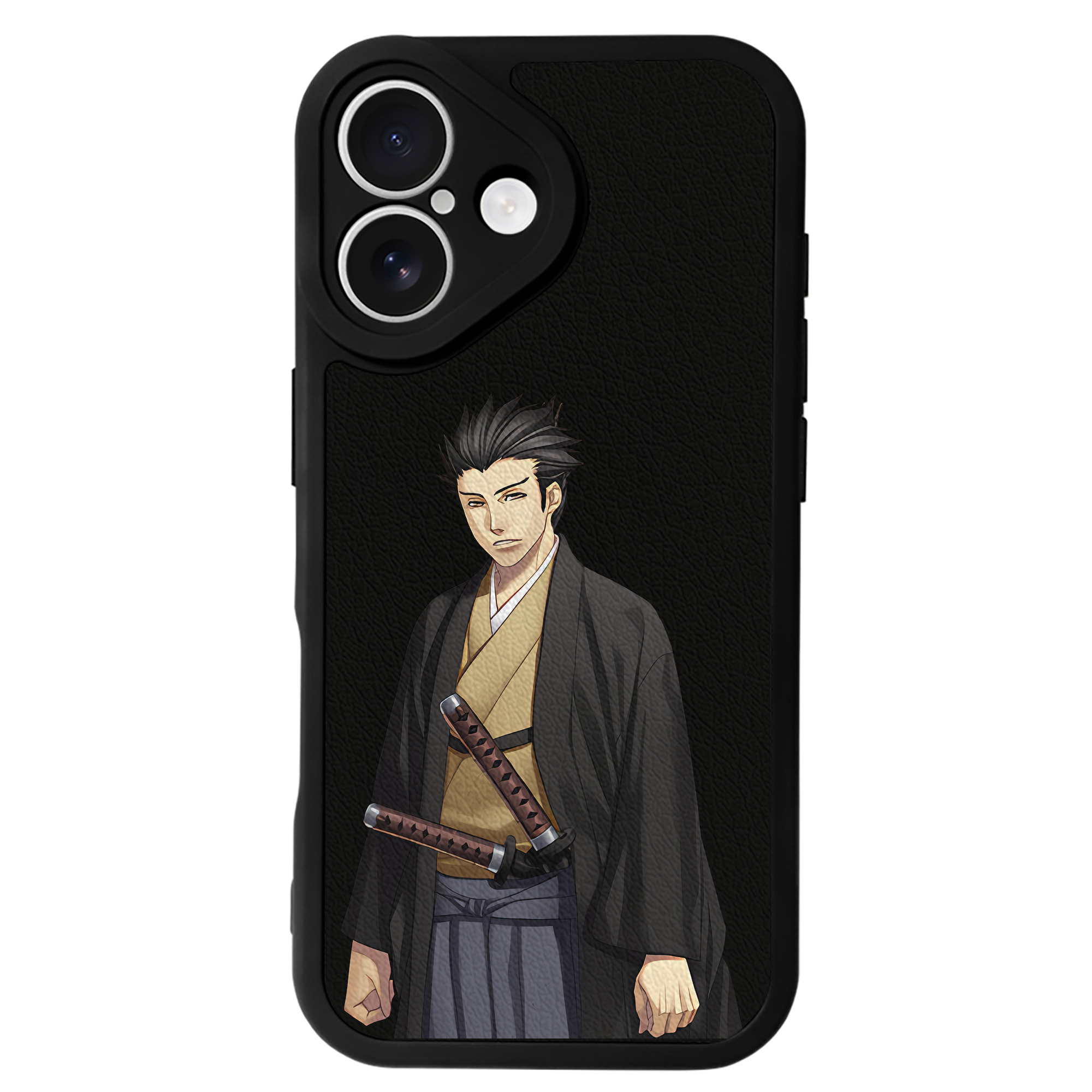（画像用） ぎんたま 坂田銀時（さかたぎんとき） 神楽 志村新八（しむら しんぱち） GINTAMA Sakata Gintoki Kagura Shimura Shinpachi 【iPhone 16シリーズ対応】シリコンスマホケース（レザー調） 材質：シリコン